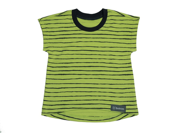 Футболка-оверсайз "Зеленая полоска" Ф-2-ЗПОЛ (размер 92) - Футболки - интернет гипермаркет детской одежды Смартордер